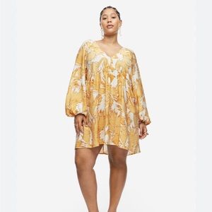 H&M Patterned A-Line dress